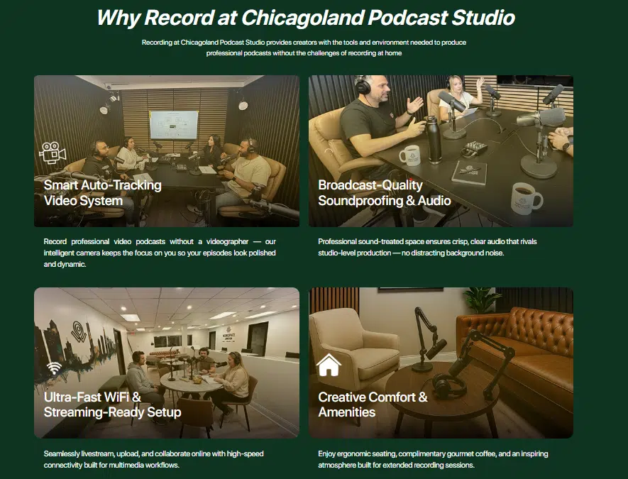 chicagoland podcast Studio