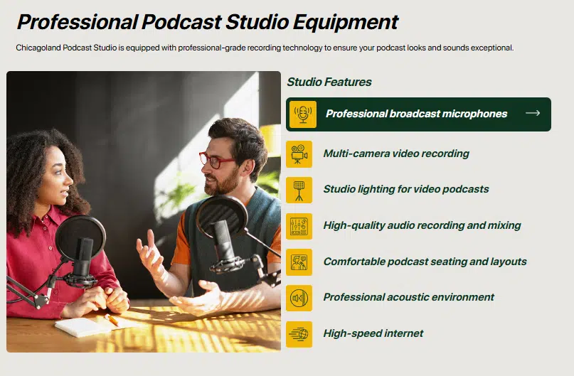 podcast studio